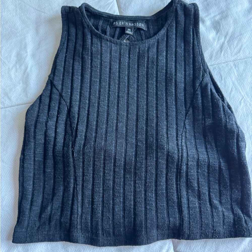 Open Back Crop Top